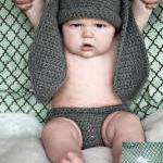 Bunny Hat And Diaper Cover..